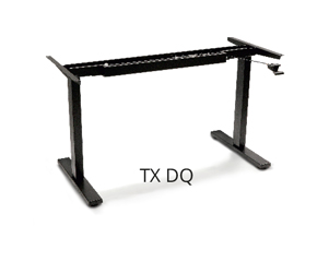 hydraulically height-adjustable table frame