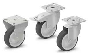 Design furniture castors with hole without axle