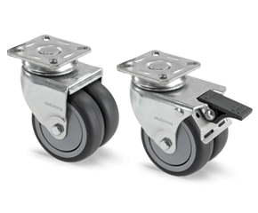 2A5 Série 253 - Roulette industrielle Roulette pivotante avec roues à  patins et roulement à billes - Northcomp GmbH