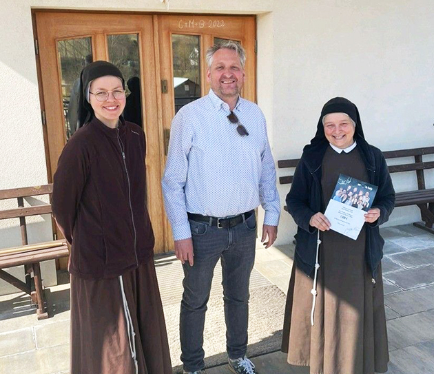 Spende von proroll für Kloster nahe der ukrainischen Grenze